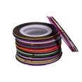 thumbnail image 4 of SKISUNO 42Pcs Nail Art Tape Stripe Line with Dispenser for Nail Use Assorted Color, 4 of 6