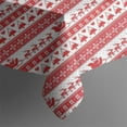 thumbnail image 5 of Red Christmas Pattern Square Tablecloth,Waterproof Square Table Cover,Wipeable Spillproof Washable Table Cover for Home Kitchen Party Decor 42"X42"(107x107cm), 5 of 6