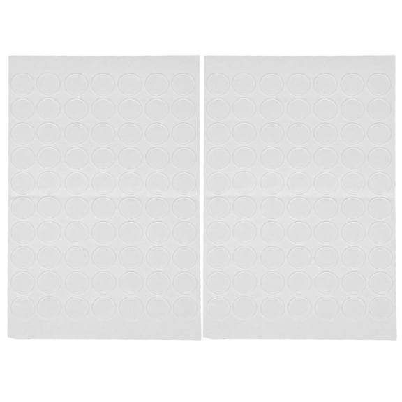 140Pcs Transparent Acrylic Double Sided Sticky Dots 15mm Round Adhesive Circles for Wall Hanging