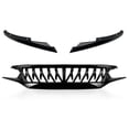 thumbnail image 2 of American Modified Front Shark Grille for 2016 to 2021 Honda Civics, Black, 2 of 6