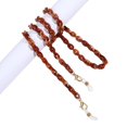 thumbnail image 1 of TISHITA Eyeglasses Chain Retainer Brown, 1 of 4