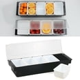 thumbnail image 4 of Miumaeov Fruit Salad Tray Condiment Dispenser Bar Iced Cooled Storage Box, 4 of 10