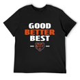 thumbnail image 3 of Good Better Best Men's Cotton HD Print Short Sleeve T-Shirt Crew Neck Top Black S, 3 of 7