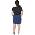 thumbnail image 3 of Stretch Is Comfort Women's Cotton Stretch Fabric Basic Mini Skirt | Adult Small- 5x, 3 of 6