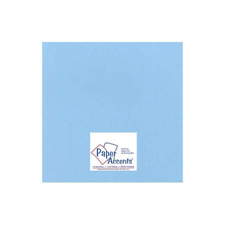 UPC: 0740512104208 | Paper Accents Cardstock 12 x 12  Heavyweight Smooth 100lb Moonstone Blue 25pc