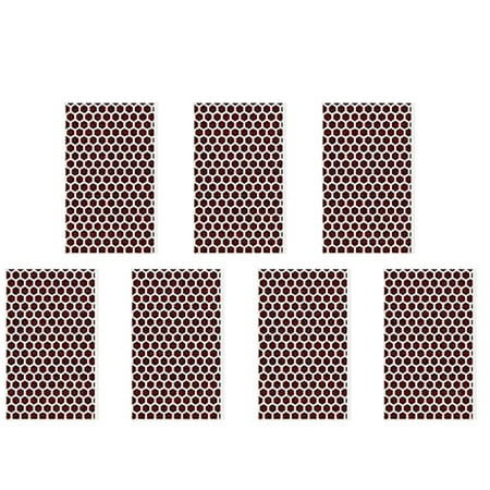 

7 Sheets Self Adhesive Phosphorus Matches Sheet Honeycomb Pattern Match Striker Paper