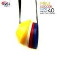 thumbnail image 3 of GSi Mini Cones for Sports - 40 Pack - 5Inch Diameter for Better Space Utilization - Comes with Shoulder Strap - for Agility Training Drills, 3 of 5