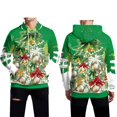 thumbnail image 3 of Sudadera con capucha navideña para hombre, con estampado 3D, con diseño festivo de Papá Noel, muñeco de nieve y vacaciones, informal, de gran tamaño, 3 of 4