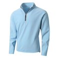 thumbnail image 2 of CYiJun Mens Half Zip Sweatshirt Lightweight Long Sleeve Quarter-Zip Pullover Fleece Sweatshirt,Size M, 2 of 8