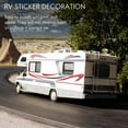 thumbnail image 2 of RV Motorhome Universal Body Sticker DIY Stripes image Decal Sticker Decoration for Caravan Trailer, 2 of 7