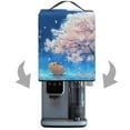 thumbnail image 2 of ZIATUBLES Ice Cream Maker Cover Polyester Fabric Kitchen Appliance Dust Cover Stain Resistant Kitchen Countertop Decor Accessory, 15.35" x 9.84" x 18.11", Guinea Pig Cherry Blossom Tree Print, 2 of 6