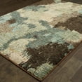 thumbnail image 3 of Oriental Weavers Evolution Area Rug - 8011B - 7'10" x 10'10" - in Blue/ Brown - Modern Style, Stain Resistant, Family and Pet Friendly , Dining, Living Room Rug, 3 of 5
