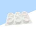 thumbnail image 3 of 6 Cavity Cake Mould DIY Cake Mold 3D Silicone Mould for Pudding Chocolate Mousses Dessert Kitchen Bakeware, 3 of 6