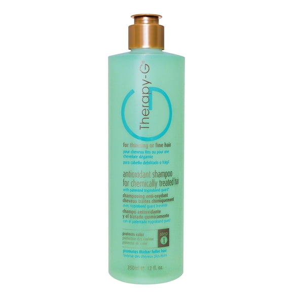 Champú antioxidante Therapy-G para cabello tratado químicamente Para adelgazar el cabello fino y combatir la caída del cabello. Protector de crecimiento y color del cabello 350ml 12 oz