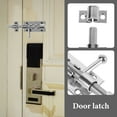 thumbnail image 4 of OULII Slide Bolt Latch 1Pack Rectangular Anti Theft Locking Mechanism for Homeowners, 4 of 8