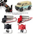 thumbnail image 4 of Wweixi 180 Motor 51T Gear Box Transmission For HobbyPlus 1/18 CR18P Rock Van Improve Red 1Set, 4 of 6