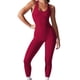 thumbnail image 3 of Pantalones de una pieza Traje de yoga de una pieza para mujer Ropa deportiva sin mangas Ropa para correr Ropa ajustada elástica para yoga, 3 of 6