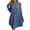 Blue, variant on Women Plus Size Long Sleeve Solid Knit Dresses Crew Neck Brushed Textured Pleated Mid Length Sweater Dress,Birthday Dresses for Women,Women Party Dress,Wine,XXL