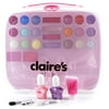 Claire's Girls Club Girls Lunchbox Makeup Set For Little Girls, Clear Case, Cute Gift