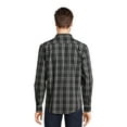 thumbnail image 3 of George Men's & Big Men's Long Sleeve Poplin Button-Up Shirt, Sizes S-3XL, 3 of 5
