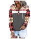 thumbnail image 1 of Sudaderas con capucha para mujer, sudadera con capucha azteca para mujer, suéter con estampado geométrico, camiseta de manga larga con cuello de tortuga, jersey con cordón, sudaderas con bolsillo Fridja fhghd3039, 1 of 6