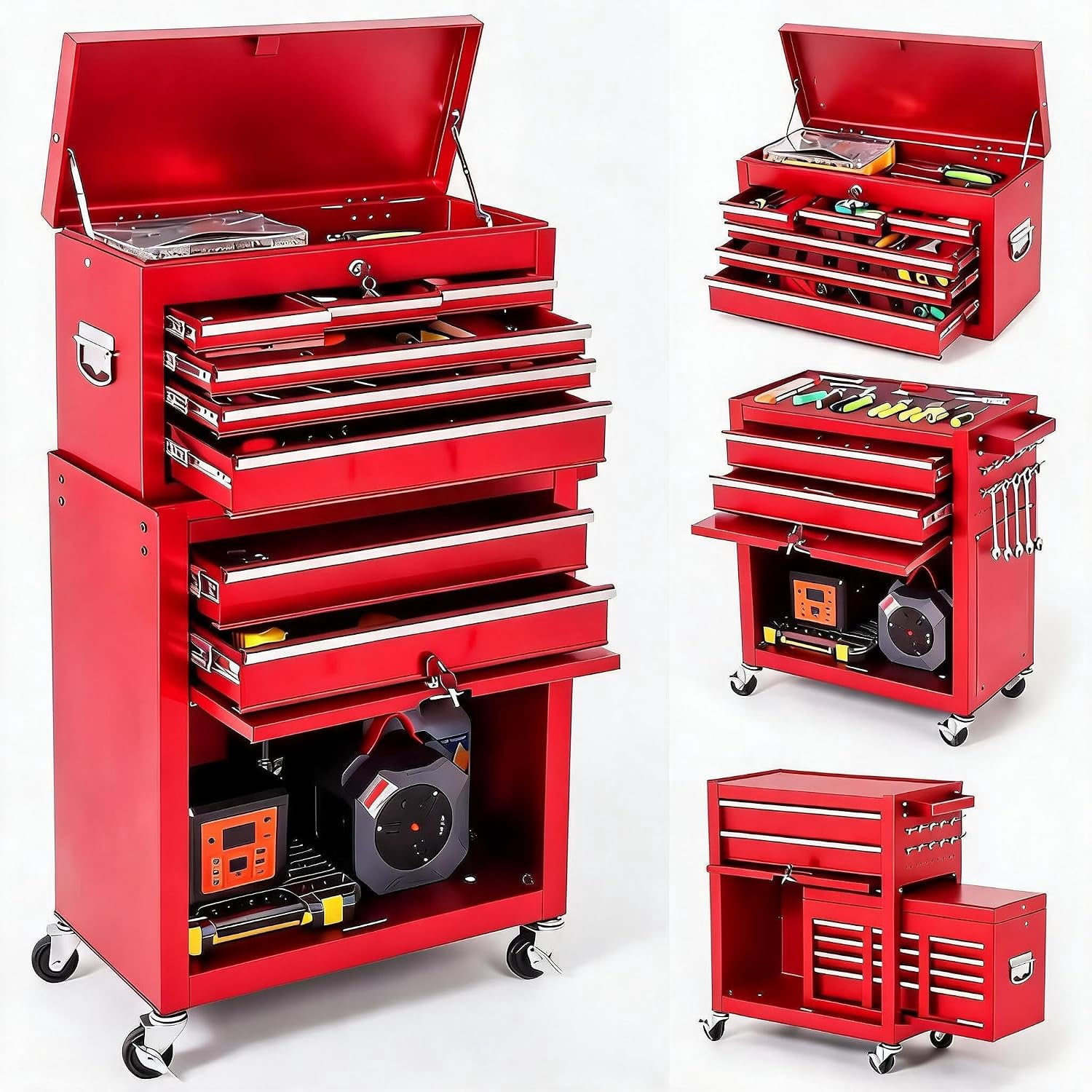 Waterloo TR51804 Traxx TR Series 26 Inch 4-Drawer BB Intermediate