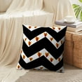 thumbnail image 4 of LALILO Throw Pillow Covers Zigzag Chevron Heart Art Backdrop Blue Cushion Cover 18" x 18", 4480 Pack, 4 of 6
