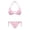Heart Print, variant on HELLHERO Mushroom Floral Print 2 Piece Bikini Set Adjustable Halter Drawstring Ladies Bathing Suit Swimwear for Beach Pool Summer Vacation