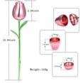 thumbnail image 2 of Rose Flower Cremation Urns for Ashes Memorials Urn Stainless Steel Long Stem Rose Bud Keepsake Decorative for Human/Pet, 2 of 7