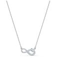 thumbnail image 1 of Swarovski Swarovski Infinity Necklace - White - Rhodium Plated, 1 of 6