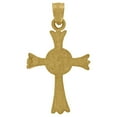 thumbnail image 2 of 10k Gold Unisex Cross Height 27.7mm X Width 15.2mm Religious Charm Pendant Necklace Pendant for Women, 2 of 2