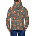 thumbnail image 5 of Zip Up Hoodies for Men - cute fall fox leaf Long Sleeve Comfrt Men'S Fashion Hoodies & Sweatshirts, Jackets for Men Hoodies Pullover Clothing Clothes with Pouch, 5 of 5
