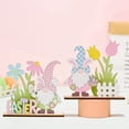 thumbnail image 4 of Adornos de madera para fiesta de Pascua, adornos de conejo para Wielkanoc, 2023, 4 of 4