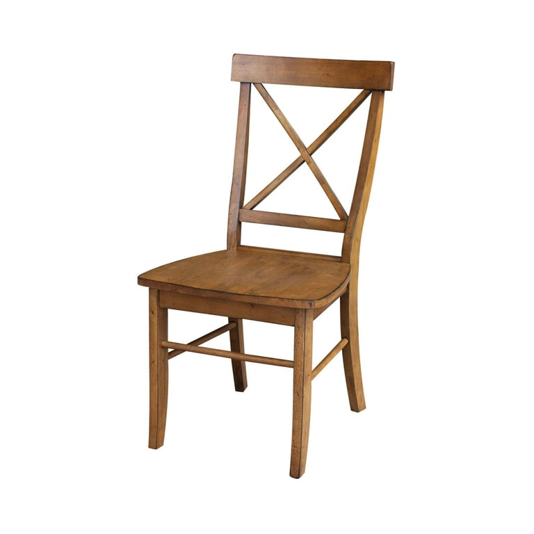 X-Back Chair with Solid Wood Seat - Walmart.com