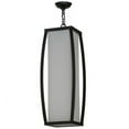 thumbnail image 4 of Meyda 147402 10.5 in. Square Quadrato Kitzi Pendant, Solar Black Ext & White Acrylic, 4 of 5