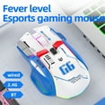 thumbnail image 2 of Tri-mode 2.4G USB Bluetooth Wireless Gamimg Mouse 12 keys RGB Game Wired Meche Mice for Windows IOS Home Office Laptop PC Gamer, 2 of 6