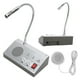 thumbnail image 1 of Intercomunicador De Ventana, Kit De Walkie Talkie De Mostrador, Micrófono De Ruido De Doble Vía Para BankofficeHospitalStationCateringTicket Window, 1 of 7