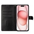 thumbnail image 4 of for Google Pixel 8 Flip Case with Card Slots,Flower Butterfly Embossed PU Leather Shockproof Cash Pocket Protective Wrist Strap Kickstand Wallet Cover for Google Pixel 8,Black, 4 of 7