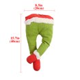 thumbnail image 2 of Gupgi Christmas Tree Thief Garland Prosthetic Leg Jolly Santa Wreath, 2 of 6