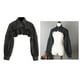 thumbnail image 5 of Collar falso de algodón para mujer Hugo Negro, 5 of 8