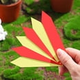 thumbnail image 3 of Just Houseware 200 Pcs Plant Labels 4" Plant Tags Waterproof Garden Labels Pot Marker(Yellow And Red), 3 of 7
