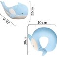 thumbnail image 2 of Almohada de viaje 2 en 1, cojín inflable con forma de U, almohada de cuello deformable con dibujos animados, adecuada para dormir en el coche, oficina, 2 of 4