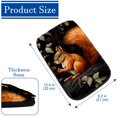 thumbnail image 4 of Squirrel Soft Comfortable Furry Printed Car Armrest Cover Accessory - 12.5x8.2 Inch, 4 of 6