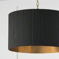 thumbnail image 7 of Capital Lighting 350741KR Donovan 3 Light 20" Wide Wood Pendant - Black Stain / Matte, 7 of 7