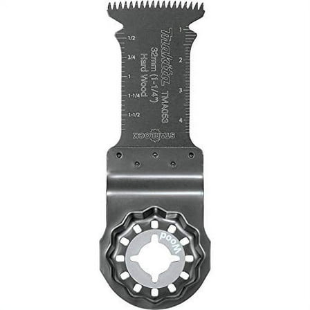 Makita B-67072 Starlock BiMetal Oscillating Plunge Blade, 14 TPI, 1-1/4"