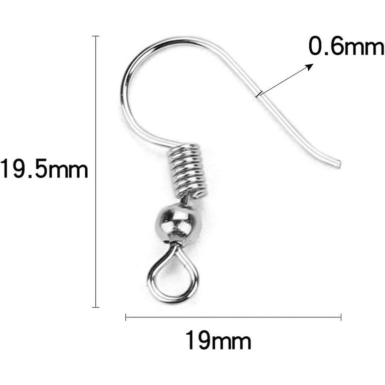 50-100pcs Ear Hook DIY Earring Findings Earrings Clasps Hooks Fittings DIY Jewelry  Making Accessories Iron Hook Earwire Jewelry