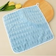 thumbnail image 5 of AuroraX Soft Hand Towels Skin Anti-Microbial Sky Blue Washcloths Small Coral Fleece for Kids,Daily,Bathroom, 5 of 6