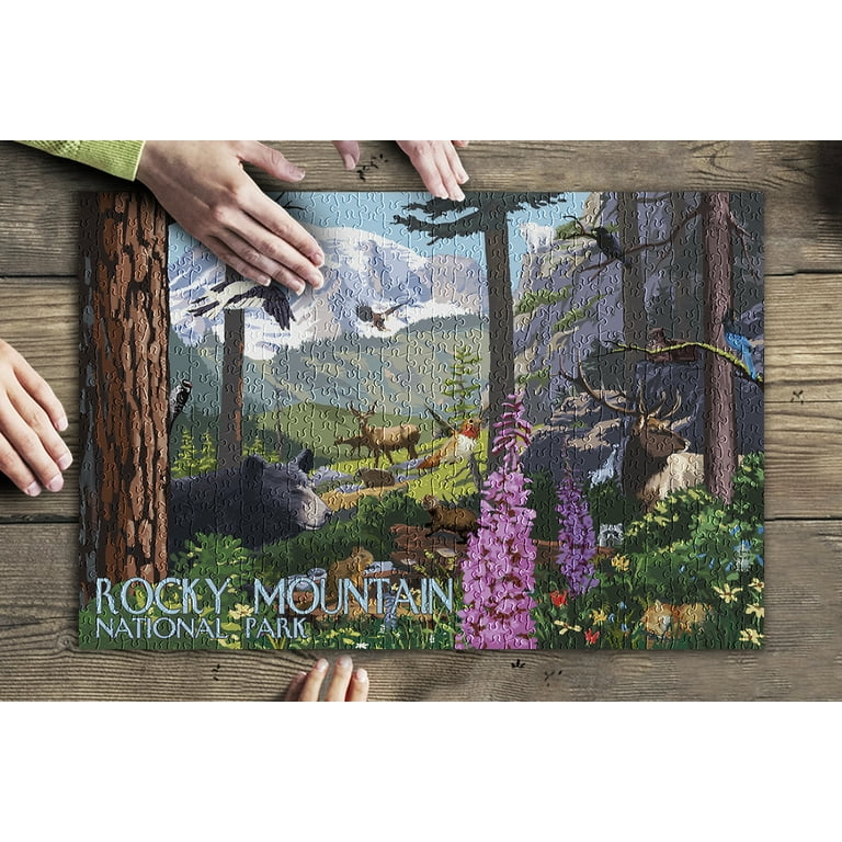Jigsaw Puzzle Wildlife Garden - 500 Pieces Puzzle