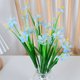 thumbnail image 1 of XmhyTop 3 piezas de flores artificiales de tacto real, flores falsas para decoración del hogar, oficina, boda, arreglo de ramo de flores artificiales para decoración (azul, 15,7 pulgadas de largo), 1 of 5