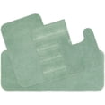 thumbnail image 2 of Better Homes & Gardens Solid Green Nylon Bathroom Rug, Contour - 1 Each, 2 of 9